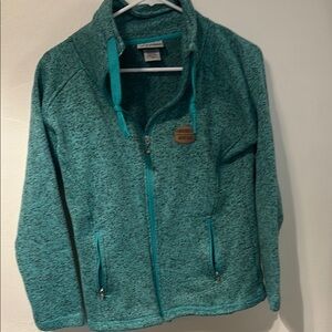 Teal Full-Zip Jacket